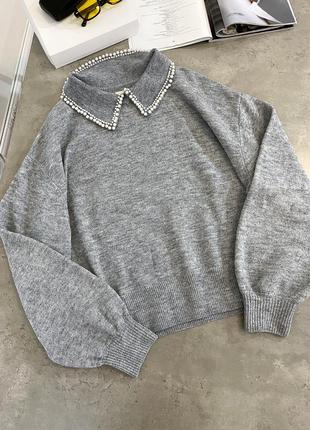 Джемпер с воротником h&amp;m
