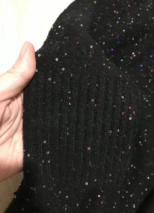 Удлиненный свитер с пайетками wallis6 фото