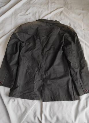 Невероятного качества куртка пиджак жакет из натуральной кожи pierre cardin6 фото