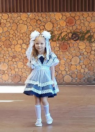 Фартук школьный.1-4 класс. белый фартук. шкільний фартушок