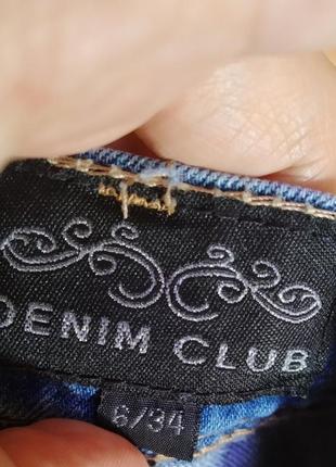 Шорты джинсовые с вышывкои denim club3 фото