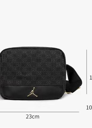 Сумка air jordan monogram crossbody messenger bag3 фото