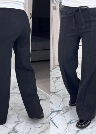Женские кашемировые брюки палаццо9 фото