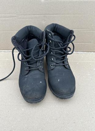Женские демисезонные ботинки 38 размер на шнурках2 фото