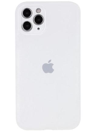 Чохол для смартфона silicone full case aa camera protect for apple iphone 11 pro кругл 8,white1 фото