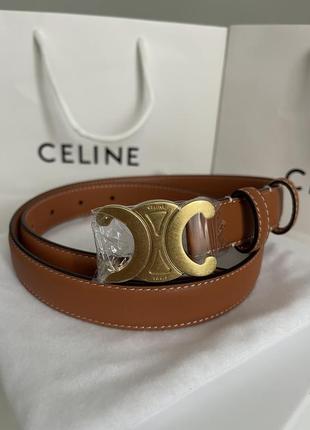 Ремінь celine жіночій , пояс женский натуральна шкіра