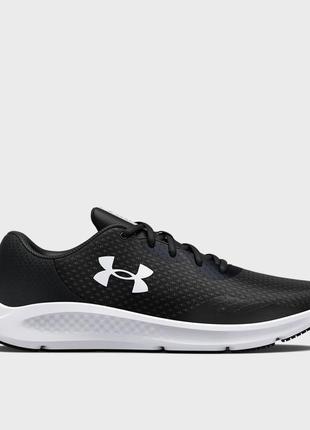 Under armour мужские черные кроссовки ua charged pursuit 3