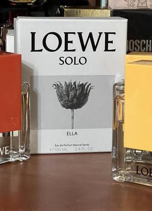 Распил оригинального solo loewe ella в седп и едт5 фото