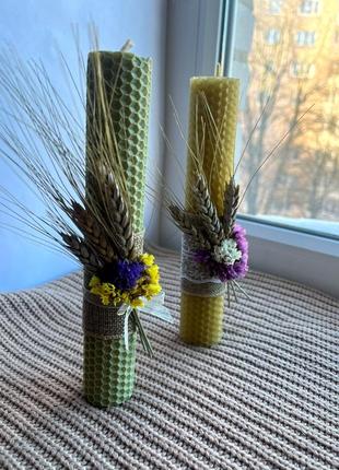 Стрітенські свічки, свічки на стрітення, свічки з вощини