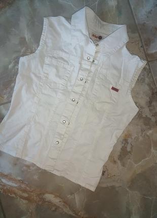 Джинсова жилетка, кофта pit shop