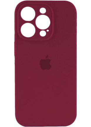 Чохол для смартфона silicone full case aa camera protect for apple iphone 15 pro 47,plum