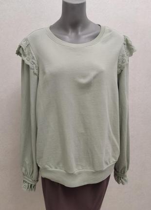 Світшот з мережевом m&s collection (оригінал)