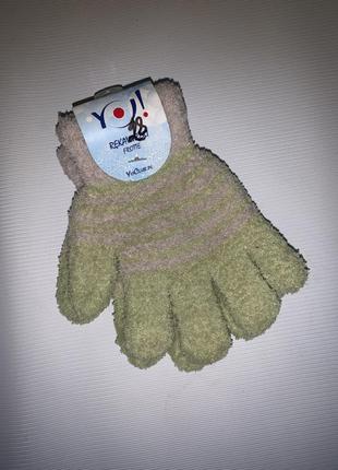 Теплі флісові рукавички