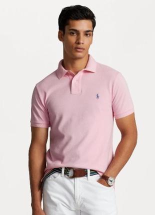 Поло, тенниска, батник polo ralph lauren classic-fit cotton piqué polo shirt baby pink