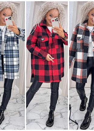 Теплая, женственная, рубашка оверсайз батал оверсайз 
сыграет в прохладные дни, идеальный вариант под джинсы, брюки, джоггеры.