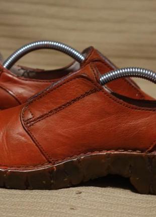 Замечательные закрытые кожаные туфли терракотового цвета el naturalista испания 37 р.6 фото