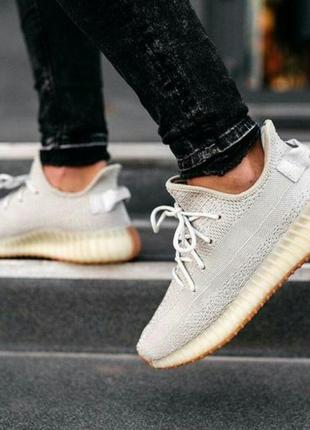 Шикарные легкие летние кроссовки adidas
yeezy boost 350 sesame  кросівки9 фото