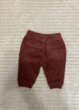 Вельветові штани для немовлят дитячі штанці повзунки6 фото