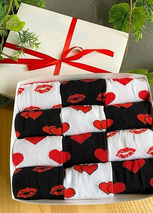 Подарочный бокс носков 12 пар