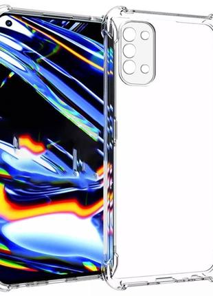 Чохол fiji proof для realme 7 5g (rmx2111) / realme v5 5g бампер з посиленими бортамиtransparent