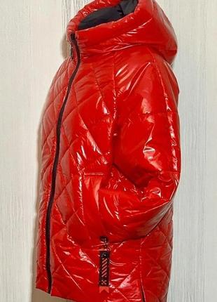 Красная дэми куртка, размер 542 фото