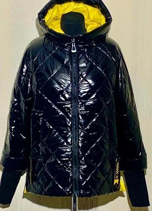 Стильная куртка с манжетами,дэми, размер 561 фото