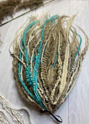 Дреди, коси, де дреди , де комплект, де коси, кучері