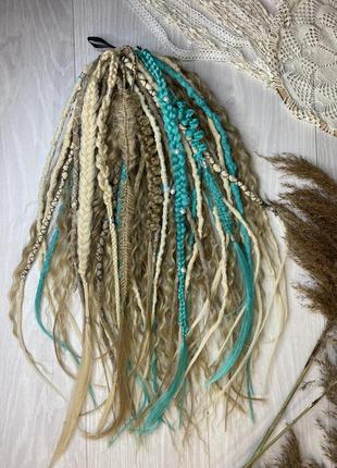 Дреди, коси, де дреди , де комплект, де коси, кучері