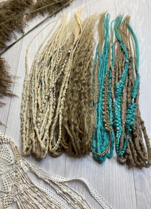 Дреди, коси, де дреди , де комплект, де коси, кучері