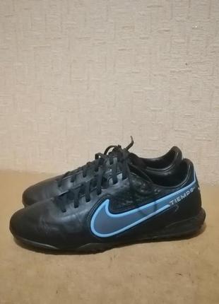 Сороконiжки nike react legend 9 pro tf black