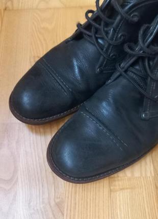 Зимові натуральні черевики clarks шкіряні черевики туфлі кларкс чоботи2 фото