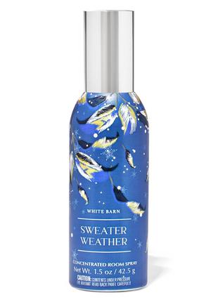 Концентрований спрей для будинку bath and body works sweater weather1 фото