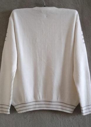 Турция .джемпер, свитер с косами. р.xxl