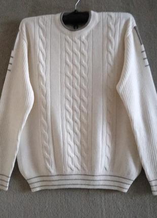 Турция .джемпер, свитер с косами. р.xxl