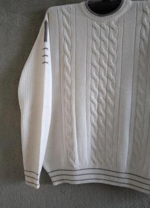 Турция .джемпер, свитер с косами. р.xxl