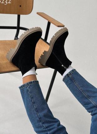 Хитовые демисезонные ботинки замшевые от украинского производителя 😍8 фото
