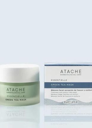 Відновлююча заспокійлива маска atache essentielle reafirming mask green tea