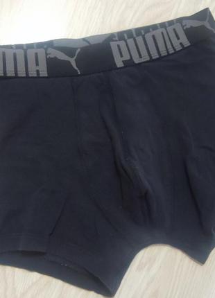 Базовые боксерки коттоновые трусы мужские puma s c 362 фото