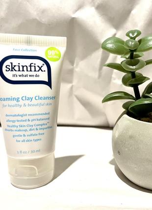 Очищуючий засіб skinfix inc skinfix foaming clay cleanser