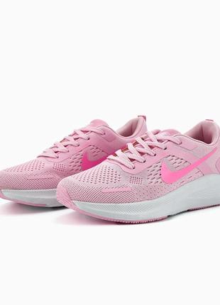 Кроссовки nike zoom x pink white