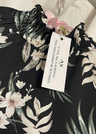Элегантная блуза ax paris с цветочными мотивами9 фото