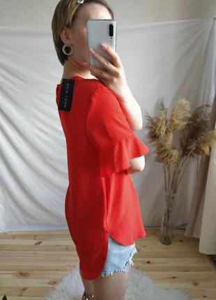 Красная блуза new look2 фото