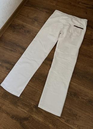 Стильные белые итальянские брюки gucci размер л8 фото