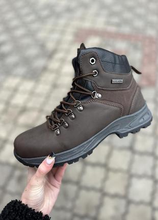 Зимові чоловічі черевики на хутрі ботинки