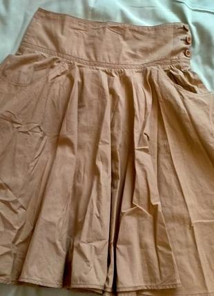 Крута літня спідниця з ситцю