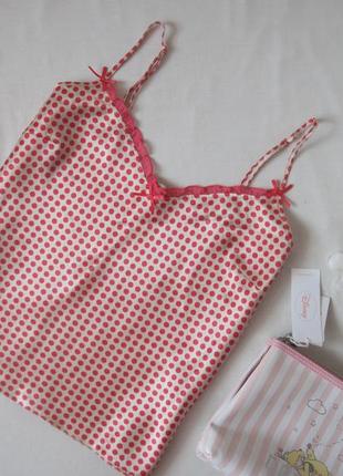 Атласна майка для сну верх від піжами marks&spencer