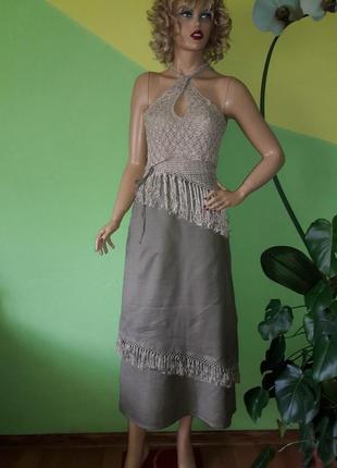 Стильная юбка с эко-ткани