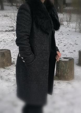 Женское зимнее пальто винтажное