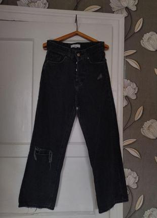Темно-сірі жіночі джинси бренду h&m6 фото