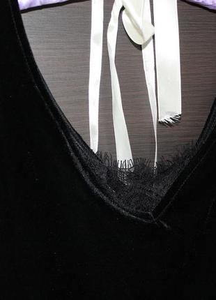 Чорне оксамитове плаття з італійським мереживом, індивідуальний пошив3 фото